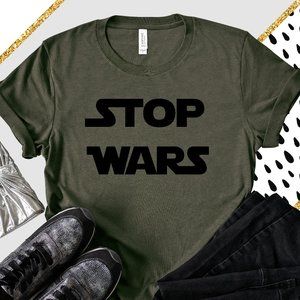 Stop Wars World Peace Unisex T Shirt Ukraine